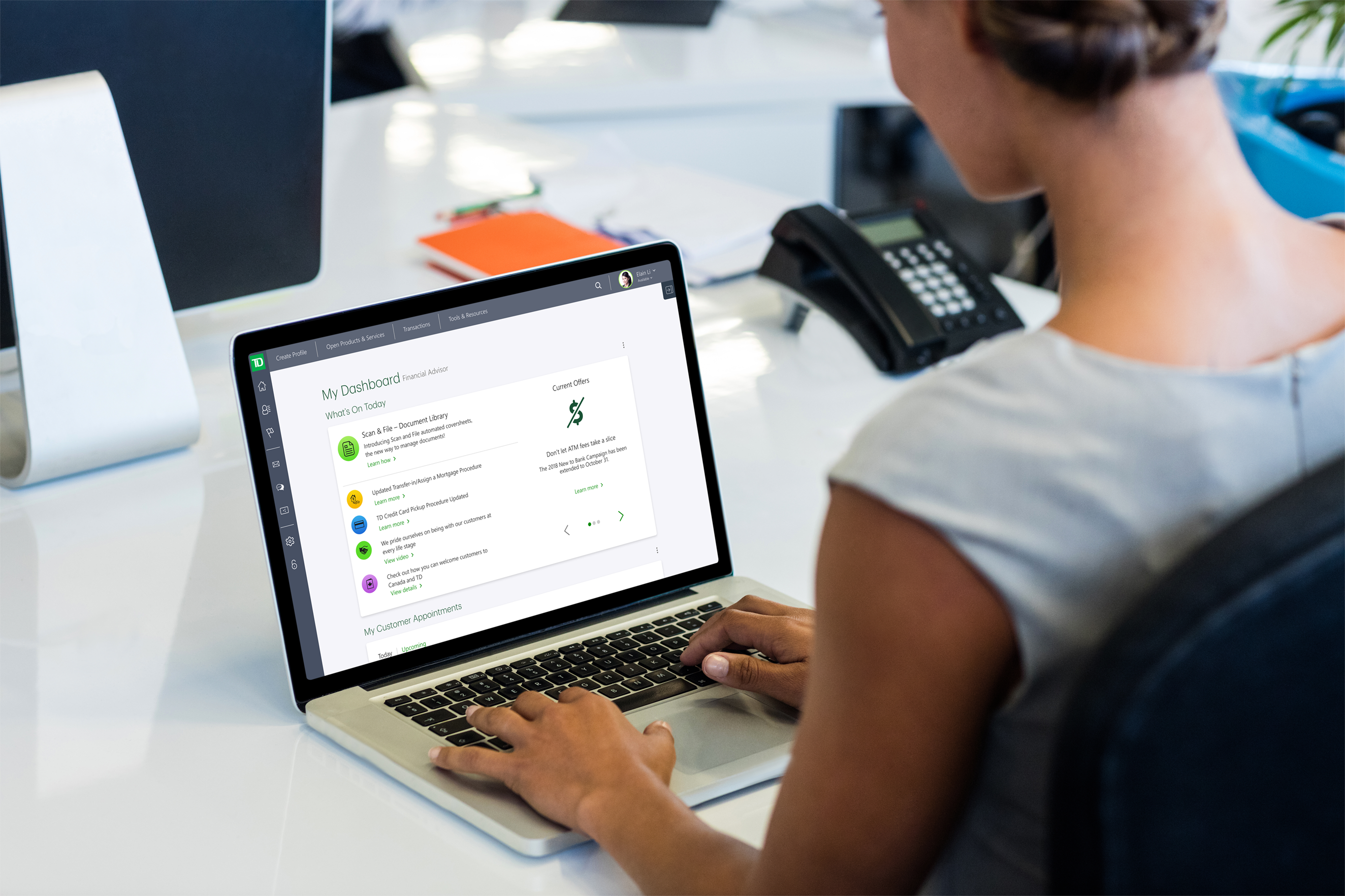 TD Unity Desktop Mockup